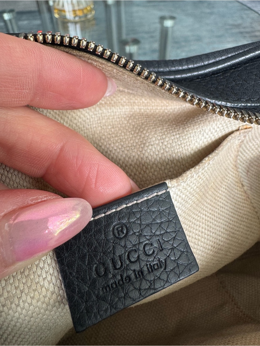 🔥 Gucci Soho Disco Crossbody Bag – Black Pebbled Leather Excellent Condition - Picture 9 of 11